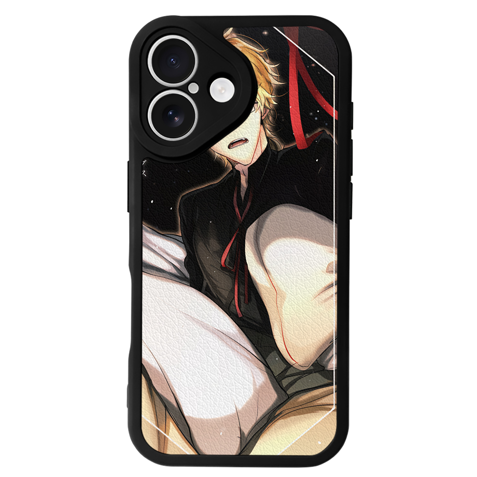 （画像用） 文豪ストレイドッグス Bungo Stray Dogs 【iPhone 16シリーズ対応】シリコンスマホケース（レザー調） 材質：シリコン